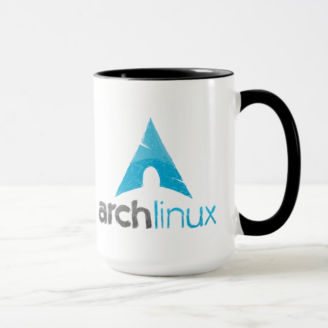Arch linux / GNU freedom mug Tasse (Rechts)