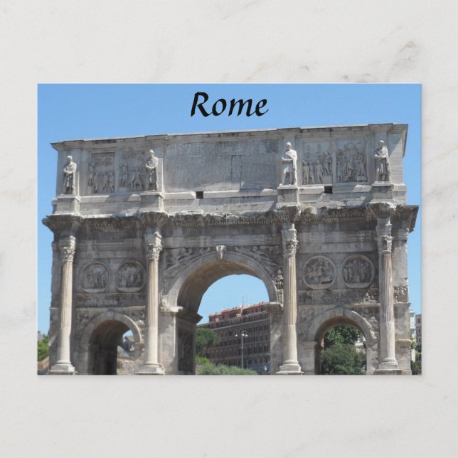 Arch of Constantine, Rom Postkarte (Vorderseite)