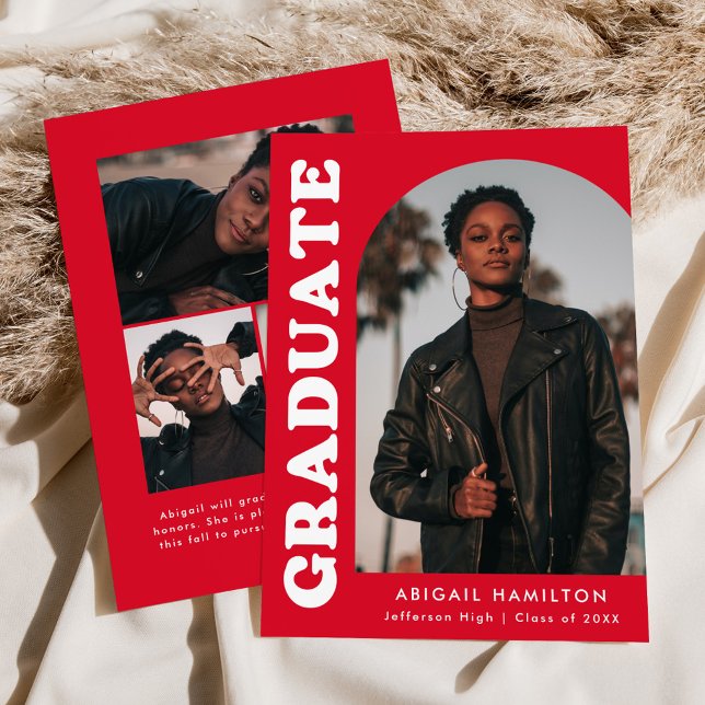 Arch Red 4 Foto Abschluss aufsetzen Ankündigung (Von Creator hochgeladen)