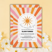 Arch Retro hier kommt die Son Baby Dusche