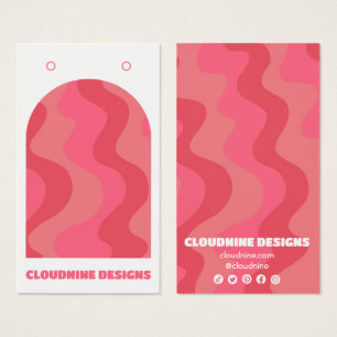 Arch Retro Waves Earring Necklace Juwelier Display