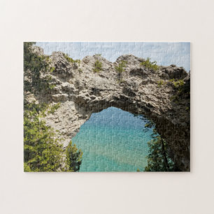 Arch Rock auf Mackinac Island, Michigan Puzzle
