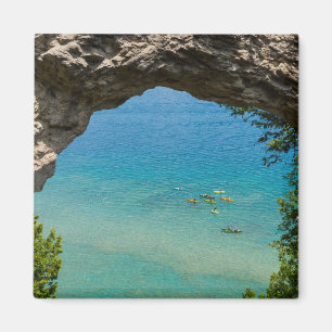 Arch Rock Canoeing Magnet