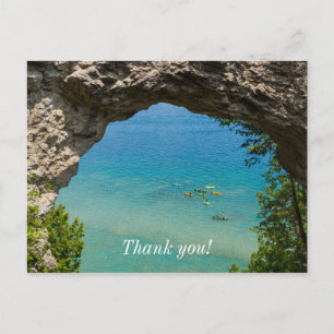 Arch Rock Canoeing Postkarte