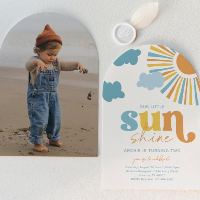 Arch Sun Birthday Invitation Einladung (Von Creator hochgeladen)