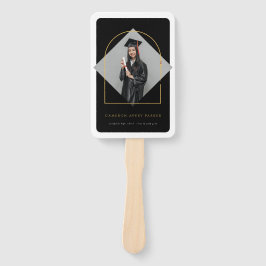 Arch Tassels Minimalistisch Frame Foto Abschluss Fächer