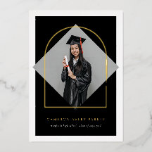 Arch Tassels Minimalistisch Frame Foto Abschluss