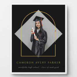 Arch Tassels Minimalistisch Frame Foto Abschluss Fotoplatte