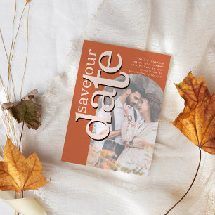 Arch Typografy Foto Overlay Save The Date