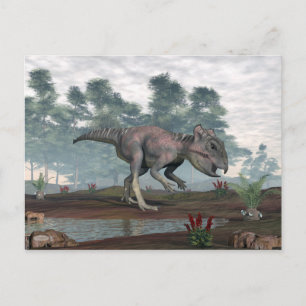 Archaeoceratops Dinosaurier Postkarte