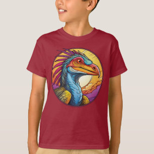Archaeopteryx - Klassischer Dinosaurier-T-Shirt-T  T-Shirt