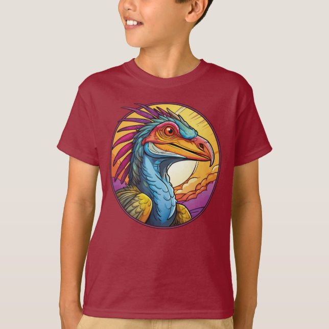 Archaeopteryx - Klassischer Dinosaurier-T-Shirt-T  T-Shirt (Vorderseite)