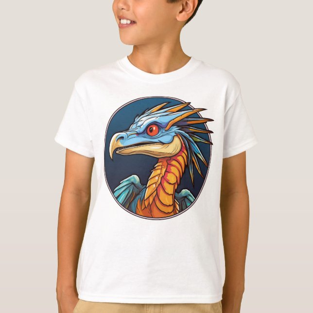 Archaeopteryx - Klassischer Dinosaurier-T-Shirt-T  T-Shirt (Vorderseite)