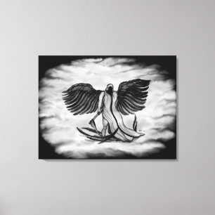 Archangel , Angel Uriel Leinwanddruck