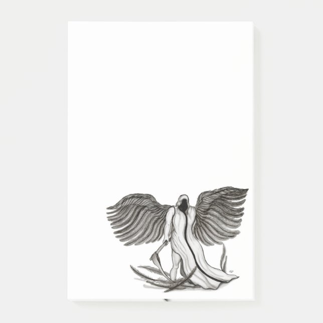 Archangel , Angel Uriel Post-it Klebezettel (Vorderseite)