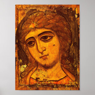 Archangel Gabriel Alt Russischer Engel Icon Byzant Poster