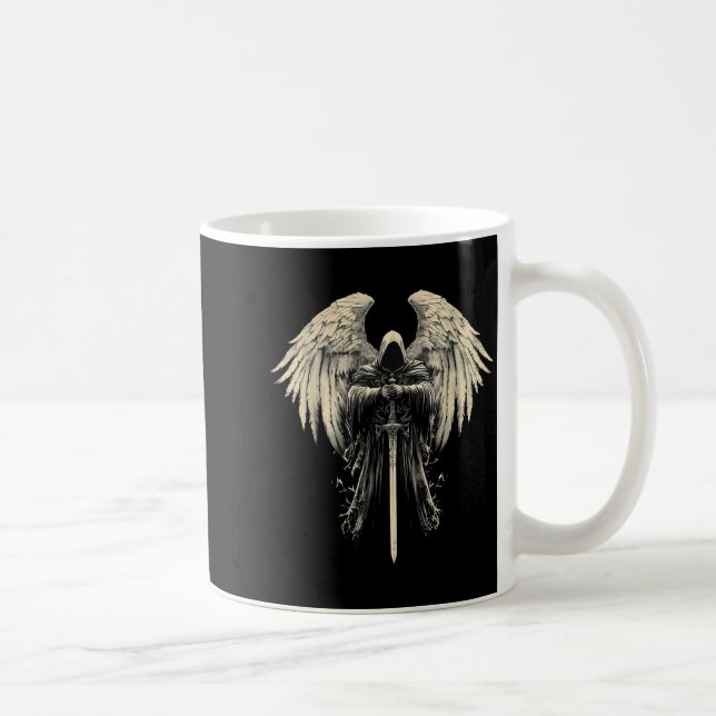 Archangel Gabriel Christian Angel Catholic Warrior Kaffeetasse (Rechts)