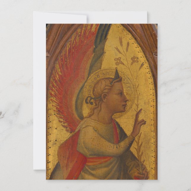 Archangel Gabriel Feiertagskarte (Vorderseite)