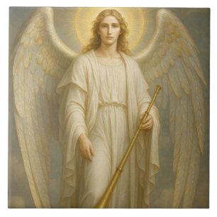 Archangel Gabriel - göttlicher Gesandter des Licht Fliese