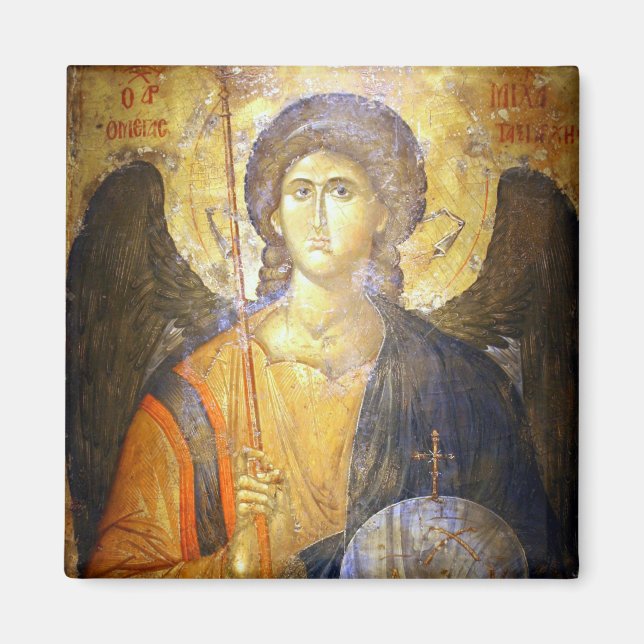 Archangel Gabriel Orthodox Christliches Symbol Magnet (Vorne)