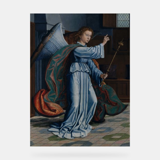 Archangel Gabriel von Gerard David Acrylschild (Vorderseite)