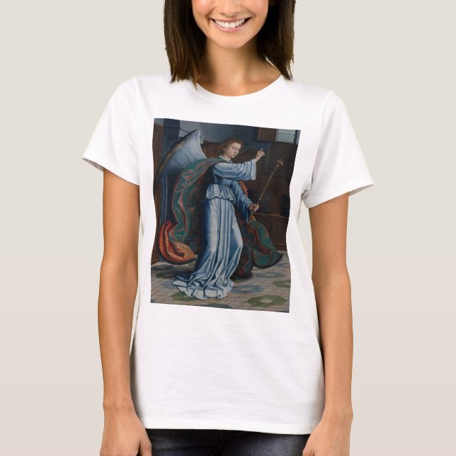 Archangel Gabriel von Gerard David T-Shirt (Vorderseite)