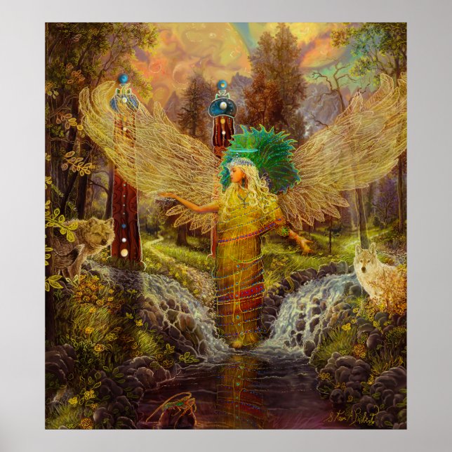 Archangel Haniel Poster (Vorne)