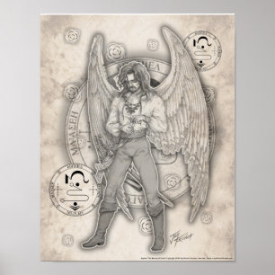 Archangel Jophiel Print Poster