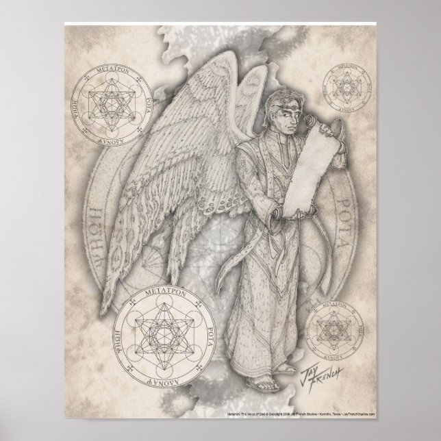 Archangel Metatron Print Poster (Vorne)