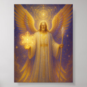 Archangel Metatron - Wächter der Heiligen Weisheit Poster