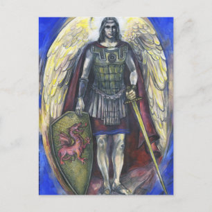 Archangel Michael, 3 - Postcard Postkarte