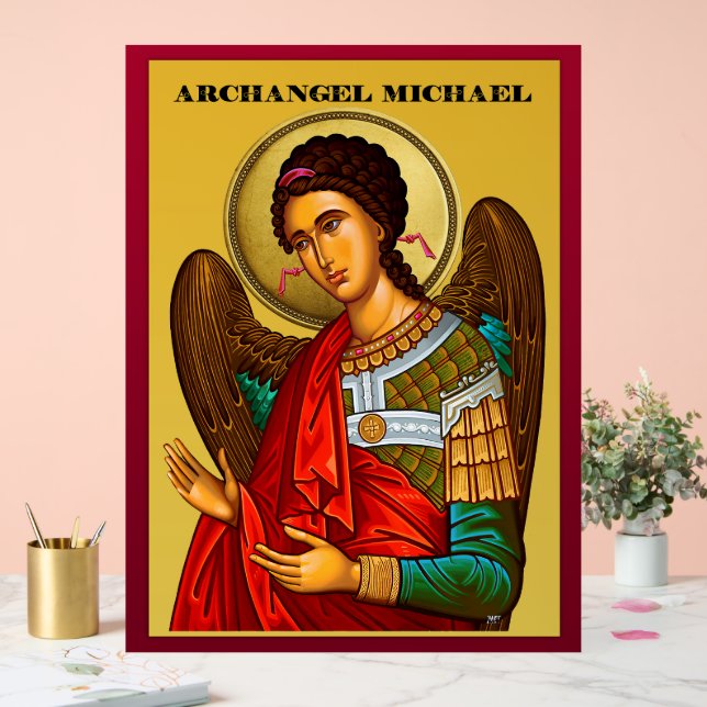 Archangel Michael Acrylschild (Hochzeit)