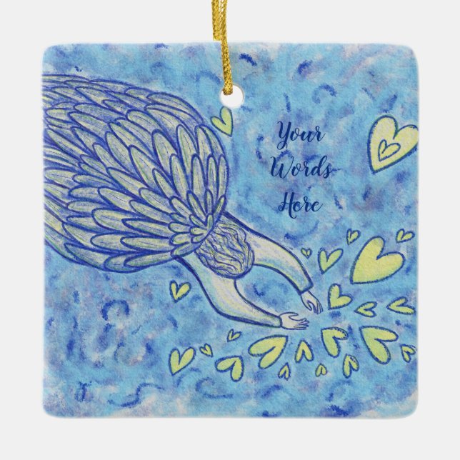Archangel Michael Custom Holiday Gift Ornamente (Vorderseite)