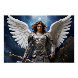 *~* Archangel Michael Energy AP47 katholisch Poster