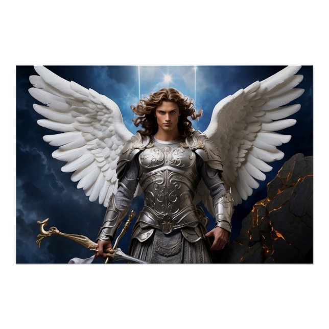 *~* Archangel Michael Energy AP47 katholisch Poster (Vorderseite)