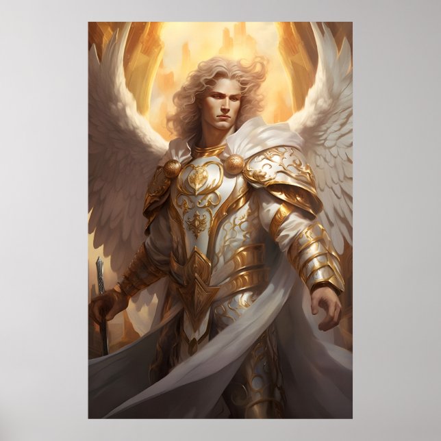 Archangel Michael Fine Art Poster (Vorne)