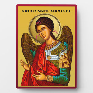 Archangel Michael Fotoplatte