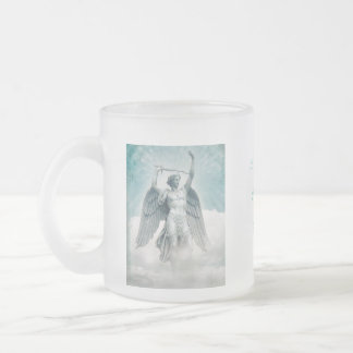 Archangel Michael Gottes Laserauge, mattierte Tass Mattglastasse