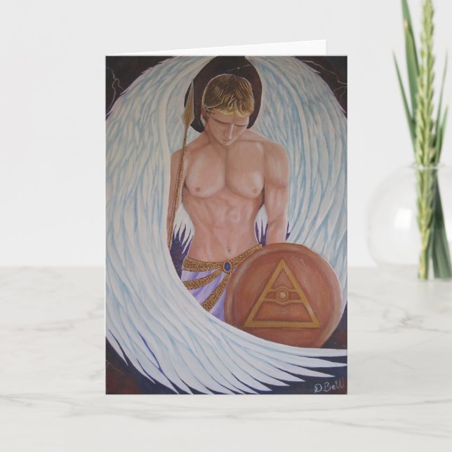 Archangel Michael Greeting Card Karte (Vorderseite)