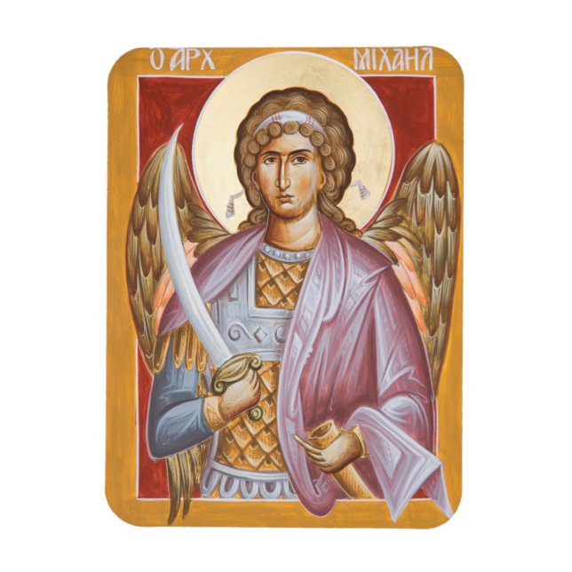 Archangel Michael Icon Magnet (Vertikal)