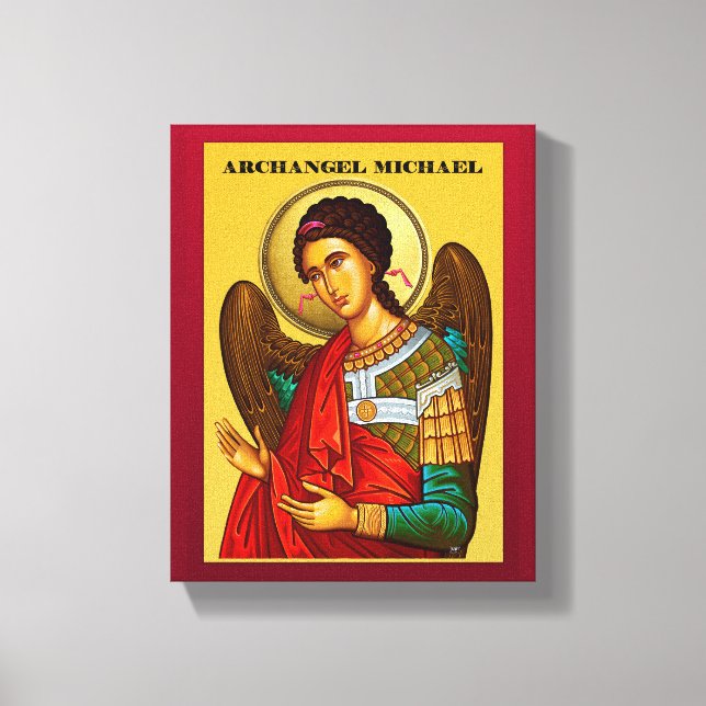 Archangel Michael Leinwanddruck (Vorderseite)