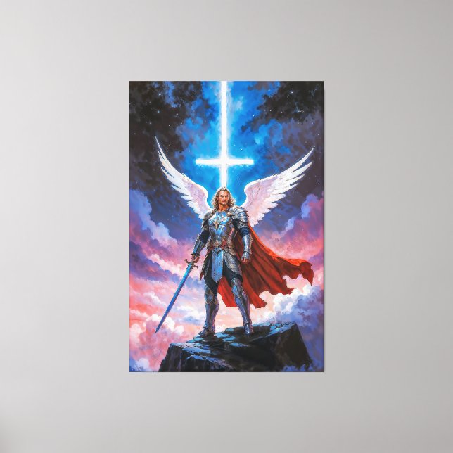 Archangel Michael Leinwanddruck (Vorderseite)