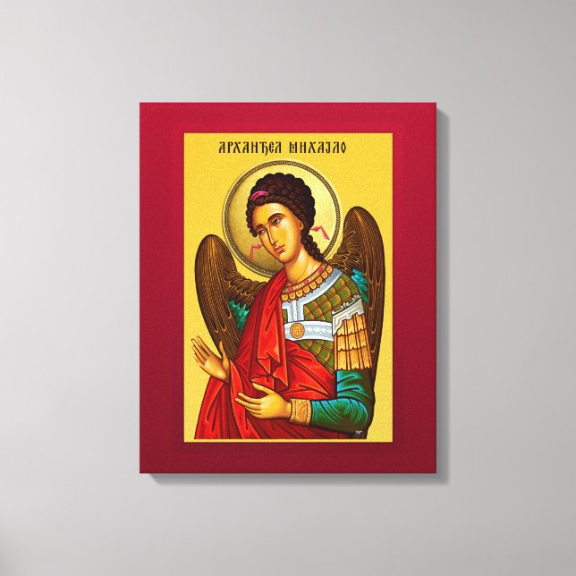 Archangel Michael Leinwanddruck (Vorderseite)