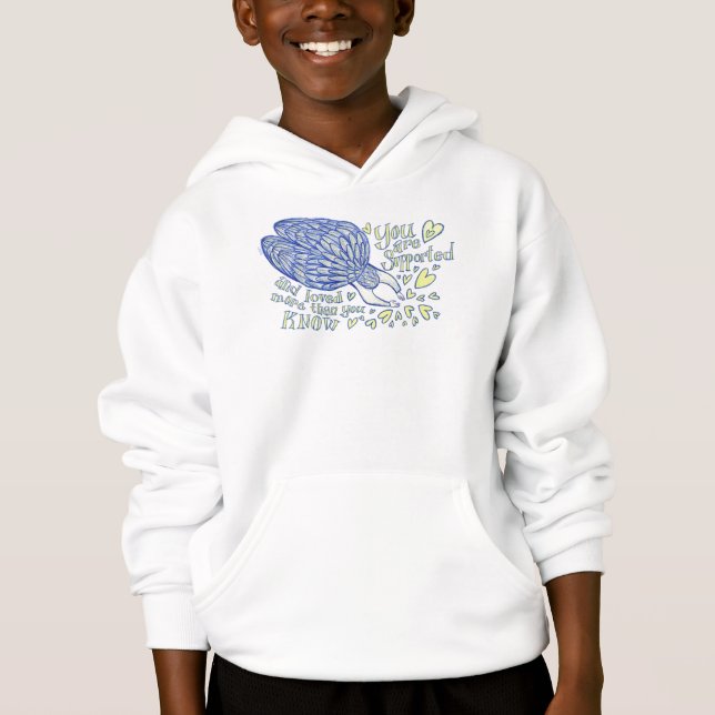 Archangel Michael Liebe & Support Custom Hoodie (Vorderseite)