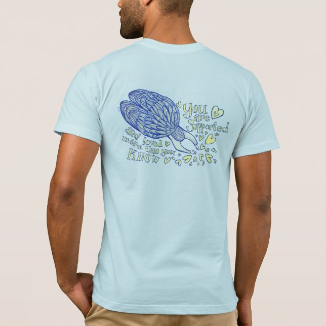 Archangel Michael Liebe & Support Custom T - Shirt (Rückseite)