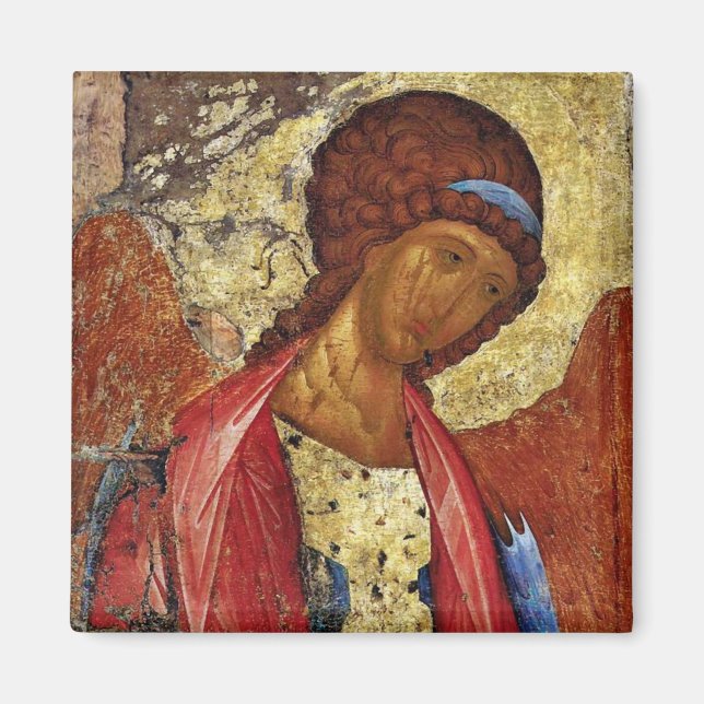 Archangel Michael Orthodox Christliches Symbol Magnet (Vorne)