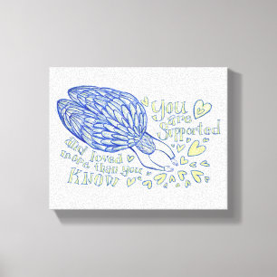 Archangel Michael Painting Wrapped Canvas Art Leinwanddruck