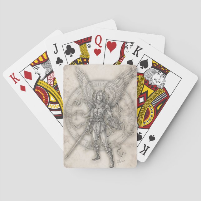 Archangel Michael Playing Cards Spielkarten (Rückseite)