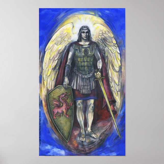 "Archangel Michael" Poster 28" x 20" (Vorne)