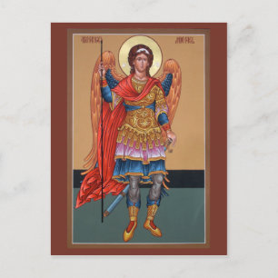Archangel Michael Prayer Card Postkarte